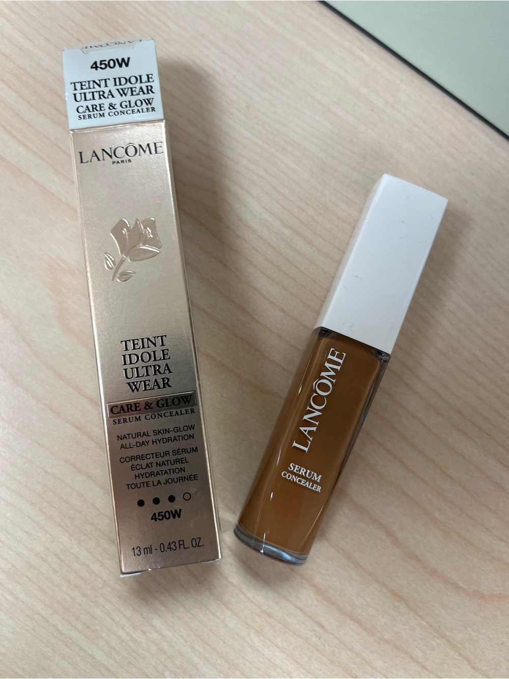 Lancome Teint Idole Ultra Wear Care & Glow Serum Concealer ~0.43 fl oz 450W